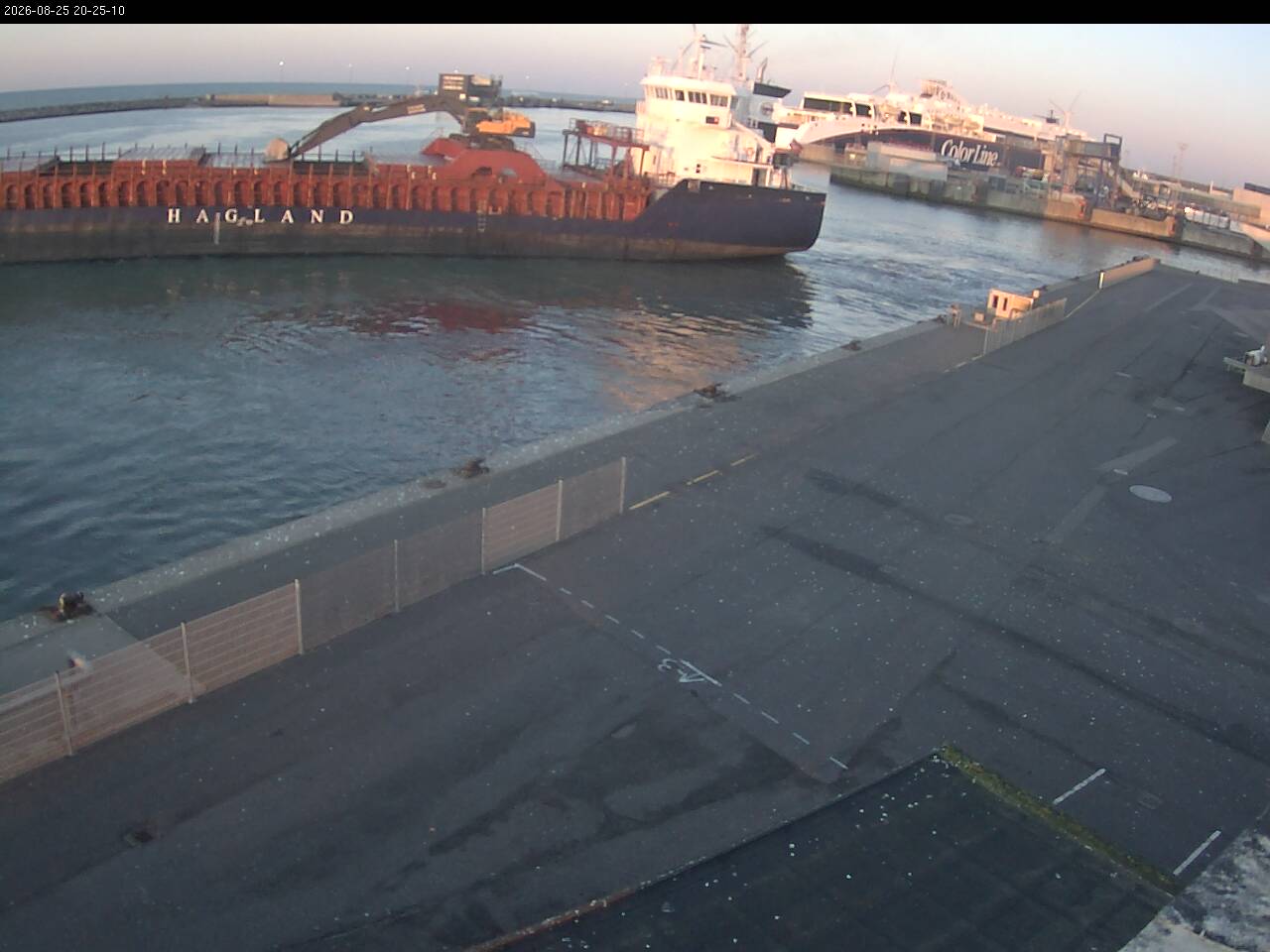 Hirtshals Hafen - östliche Richtung